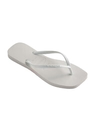 HAVAIANAS SLIM SQUARE Klapki z kwadratowym noskiem biały - Buty damskie - 2