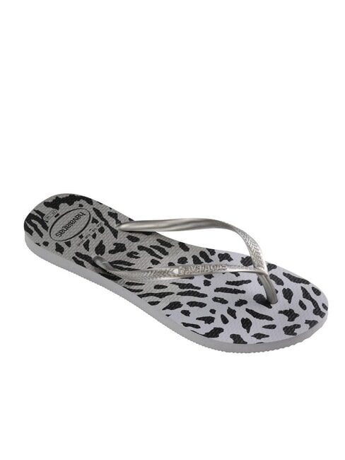 SLIM ANIMALS Klapki szary/szary - Buty damskie