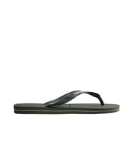 HAVAIANAS BRASIL LOGO Klapki  zielone oliwki/zielone oliwki - Buty uniseks - 3
