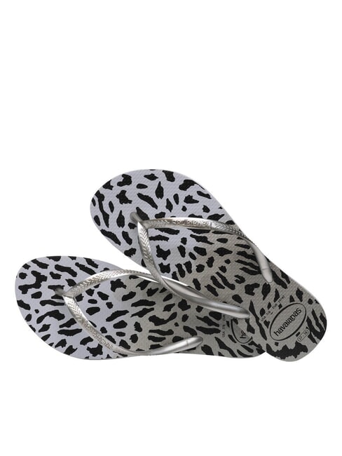 SLIM ANIMALS Klapki szary/szary - Buty damskie
