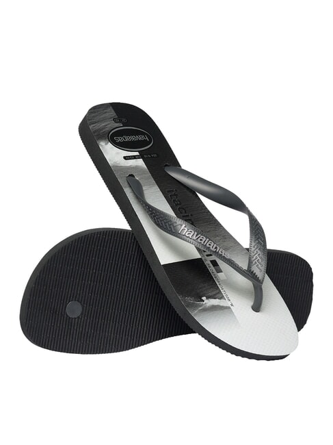 TOP SURFER Klapki nowy grafit/nowy grafit - Buty męskie