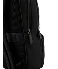 PIQUADRO BRIEF ECOLOGICA Plecak z materiału z recyklingu, laptop 14" Czarny - Plecaki na laptopa do pracy - 4