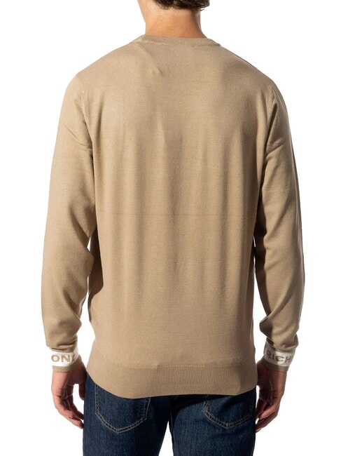ARTUSO Sweter z mankietami z logo szynszyla - Koszulki męskie