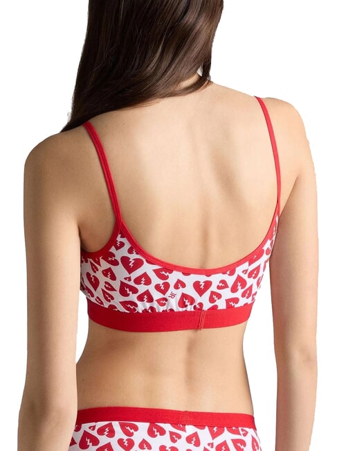 MARTIN 2 biustonosze typu bandeau biały/czarny - Biustonosze damskie