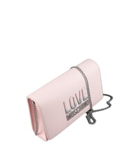 LOVE MOSCHINO CHAIN Lettering Torba na ramię proszek - Torby damskie - 2