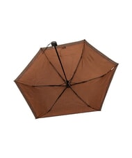 FERR&Egrave; MINI Wiatroszczelny parasol ręczny brązowy krawat 01 - Parasole - 5