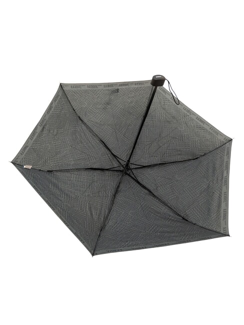 MINI Wiatroszczelny parasol ręczny szary krawat 02 - Parasole