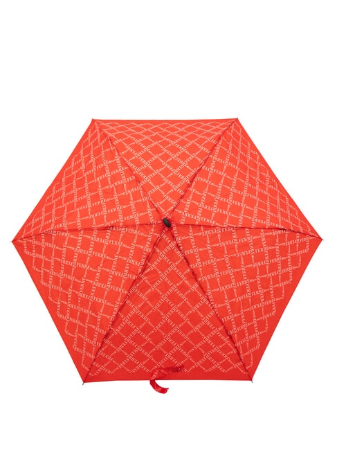 LOGO ALL OVER Miniaturowy Parasol Ręczny czerwony01 - Parasole