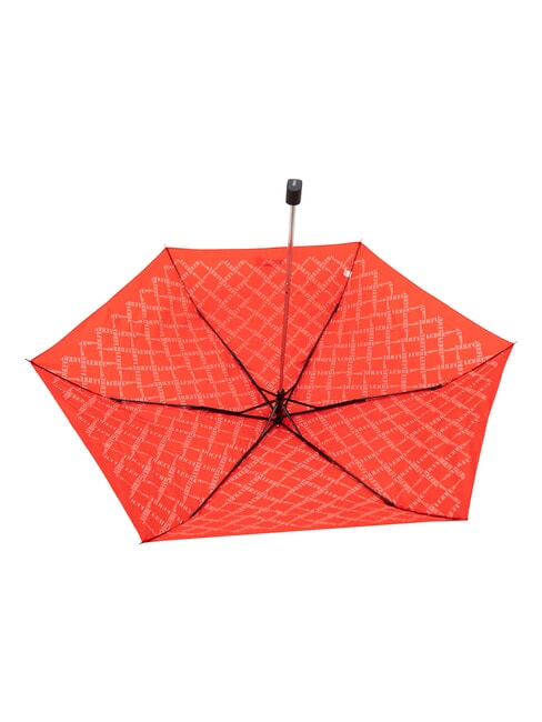 LOGO ALL OVER Miniaturowy Parasol Ręczny czerwony01 - Parasole
