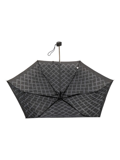 LOGO ALL OVER Miniaturowy Parasol Ręczny czarny01 - Parasole