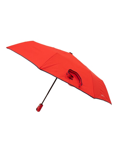 MINI Automatyczny parasol otwierany/zamykany czerwony / czarny - Parasole