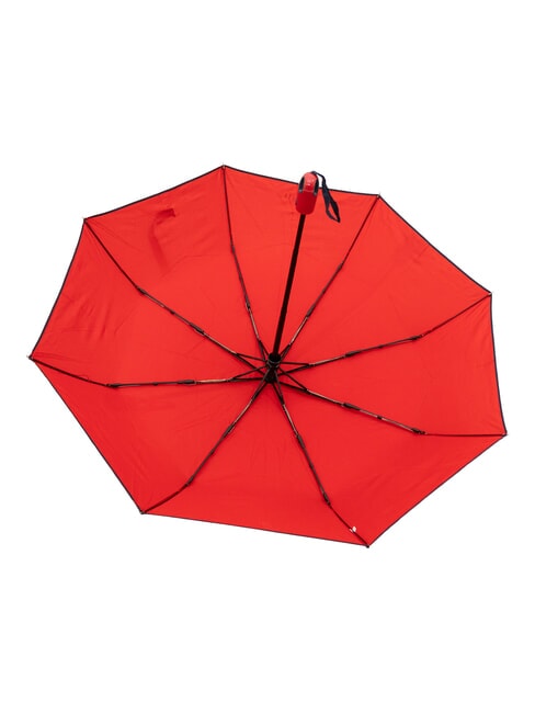 MINI Automatyczny parasol otwierany/zamykany czerwony / czarny - Parasole