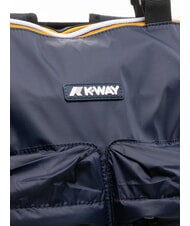 KWAY NOAM Nylonowy plecak / torba na zakupy niebieska głębia - Torby damskie - 3