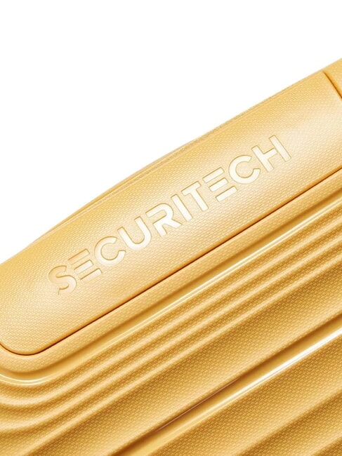 SECURITECH DUNE Rozszerzalny w&oacute;zek na bagaż podręczny ż&oacute;łty - Bagaż podręczny