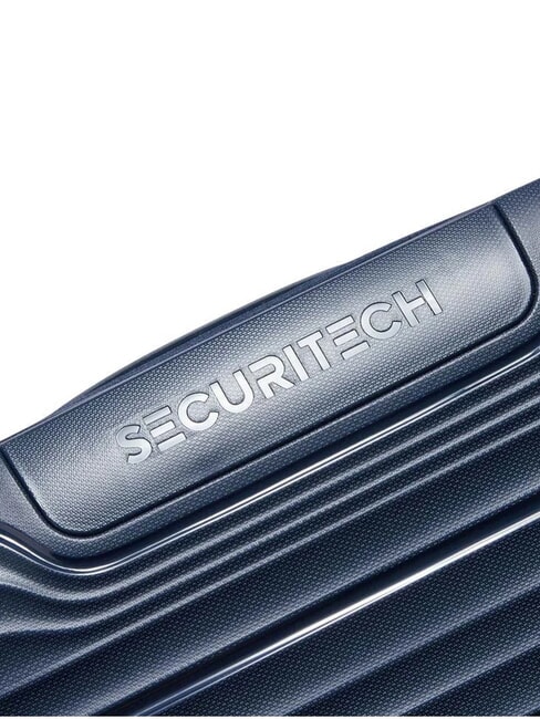 SECURITECH DUNE Rozszerzalny w&oacute;zek na bagaż podręczny niebieski - Bagaż podręczny
