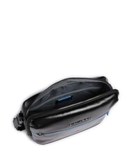 PIQUADRO BLUE SQUARE  Torba na iPada z kieszenią na AirPody Czarny - Torby na ramię męskie - 4
