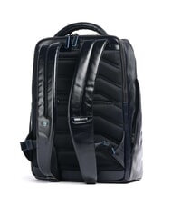 PIQUADRO BLUE SQUARE Plecak sk&oacute;rzany na laptopa 15,6" niebieski - Plecaki na laptopa do pracy - 2