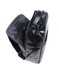 PIQUADRO BLUE SQUARE Plecak sk&oacute;rzany na laptopa 15,6" niebieski - Plecaki na laptopa do pracy - 4