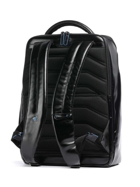 BLUE SQUARE Plecak sk&oacute;rzany na laptopa 15,6" Czarny - Plecaki na laptopa do pracy