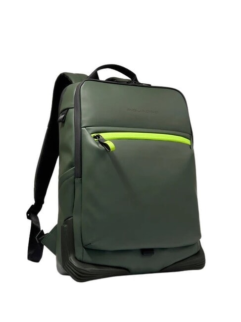 CORNER SPECIALE GOMMATO Plecak na laptopa 15,6" ZIELONY - Plecaki na laptopa do pracy