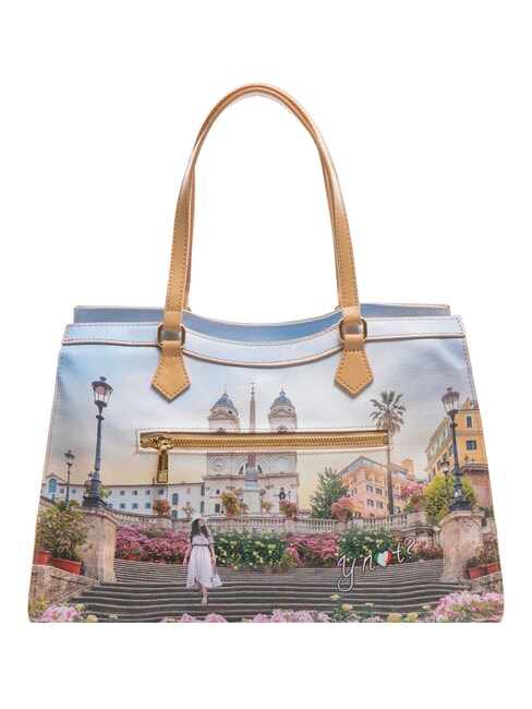YESBAG  Duża torba na ramię kwiatowy - Torby damskie