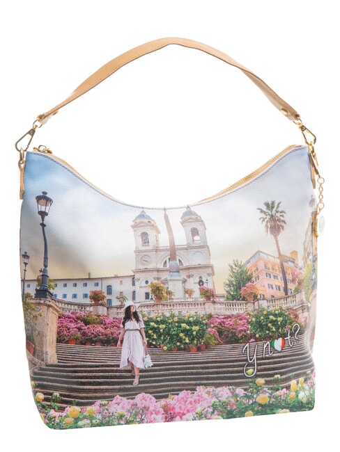 YESBAG Torba na ramię Hobo kwiatowy - Torby damskie
