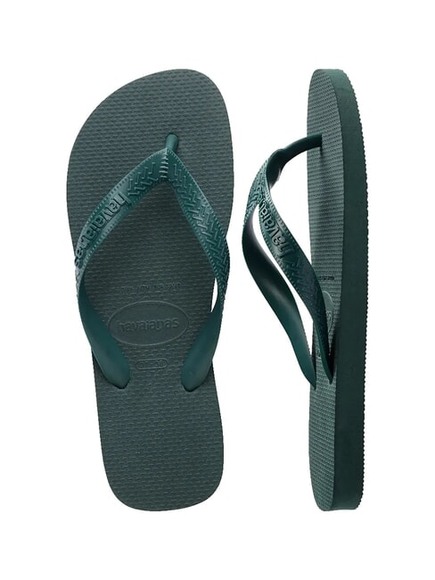 TOP SENSES Klapki Pantanal zielony - Buty damskie