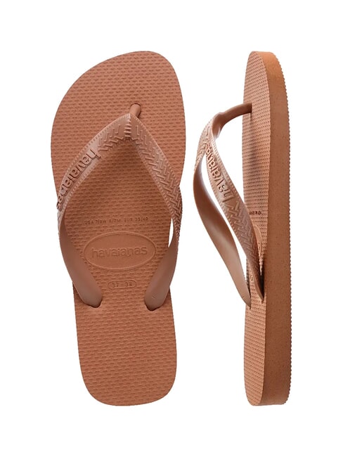 TOP SENSES Klapki rdza - Buty damskie