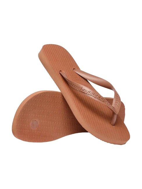 TOP SENSES Klapki rdza - Buty damskie