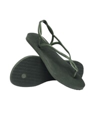 HAVAIANAS LUNA klasyczne klapki oliwkowo-zielony - Buty damskie - 5