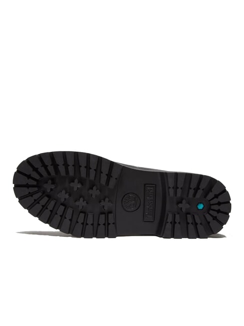 STONE STREET BUCKLE Sk&oacute;rzane buty na platformie czarny, pełnoziarnisty - Buty damskie