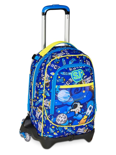 FLYROCKET BOY JACK 3WD Odpinany plecak na k&oacute;łkach, 3 koła fluorescencyjny ż&oacute;łty - Plecaki z w&oacute;zkiem