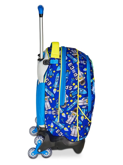 FLYROCKET BOY JACK 3WD Odpinany plecak na k&oacute;łkach, 3 koła fluorescencyjny ż&oacute;łty - Plecaki z w&oacute;zkiem