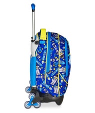 SJGANG FLYROCKET BOY JACK 3WD Odpinany plecak na k&oacute;łkach, 3 koła fluorescencyjny ż&oacute;łty - Plecaki z w&oacute;zkiem - 3
