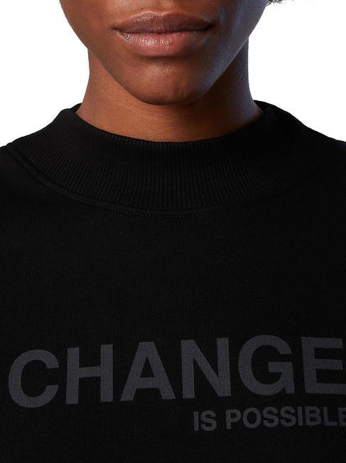 CHANGE IS POSSIBLE Bluza bawełniana czarny - Bluzy damskie