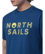 NORTH SAILS LINE PRINT Bawełniana koszulka z nadrukiem maxi ciemny denim - Koszulki męskie - 3