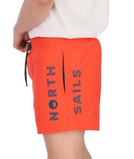 NORTH SAILS VOLLEY Str&oacute;j boksera z logo z boku jasnopomarańczowy - Stroje kąpielowe męskie - 4
