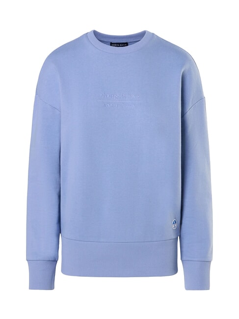 BASIC Bluza bawełniana z okrągłym dekoltem szczyt - Bluzy damskie