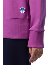 NORTH SAILS BASIC Bluza bawełniana z okrągłym dekoltem fiołkowor&oacute;żowy - Bluzy damskie - 3