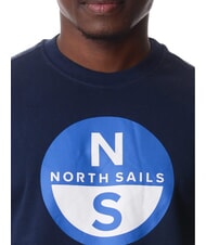 NORTH SAILS GRAPHIC Bluza bawełniana z okrągłym dekoltem granatowy - Bluzy męskie - 3