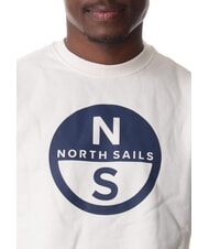 NORTH SAILS GRAPHIC Bluza bawełniana z okrągłym dekoltem ptasie mleczko - Bluzy męskie - 2