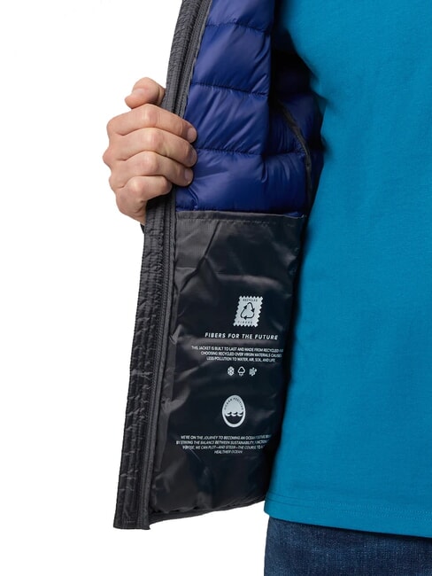 SKYE HOODIE Kurtka puchowa z kapturem asfalt - Kurtki puchowe męskie