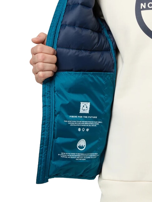 SKYE HOODIE Kurtka puchowa z kapturem woda zielona - Kurtki puchowe męskie