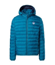 NORTH SAILS SKYE HOODIE Kurtka puchowa z kapturem woda zielona - Kurtki puchowe męskie - 5