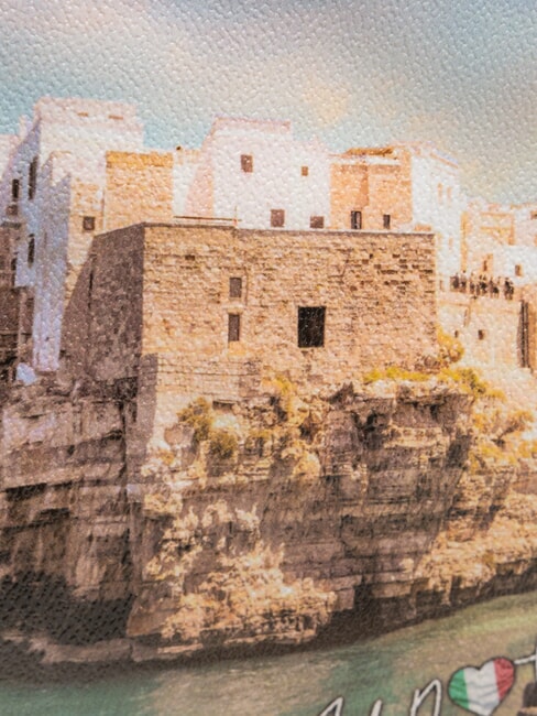 YESBAG Torba na ramię z nadrukiem polignano - Torby damskie