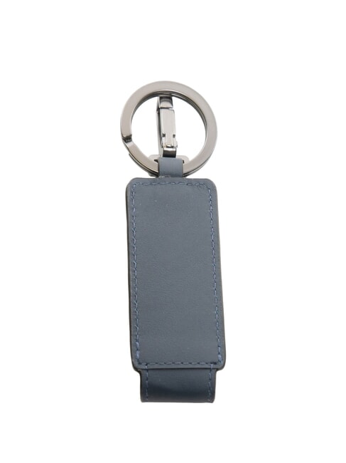 PQJ  Brelok sk&oacute;rzany z pamięcią USB niebieski - Brelok