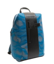PIQUADRO BRIEF 2 Plecak na laptopa 14" kamuflaż/niebieski - Plecaki na laptopa do pracy - 4