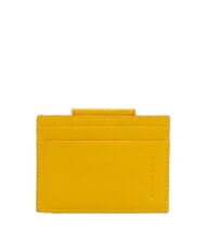 PIQUADRO URBAN Sk&oacute;rzany Portfel na Monety / Etui na Karty - Portfele męskie
