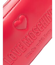 LOVE MOSCHINO MADE WITH LOVE Mała torba na ramię fuksja - Torby damskie - 3