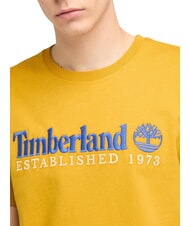 TIMBERLAND ESTABILISHED 1973 Koszulka bawełniana herbata chai - Koszulki męskie - 3